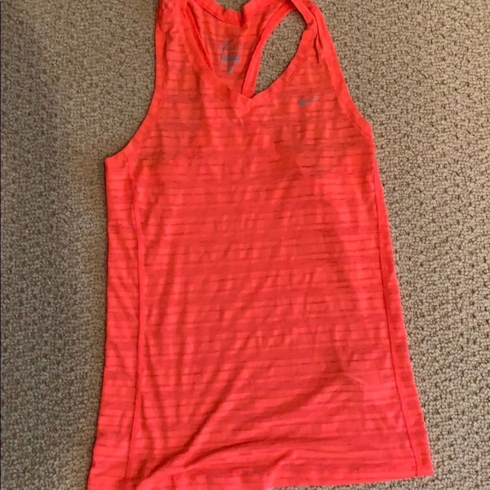 Neon pink Nike tank top - Picture 2 of 2